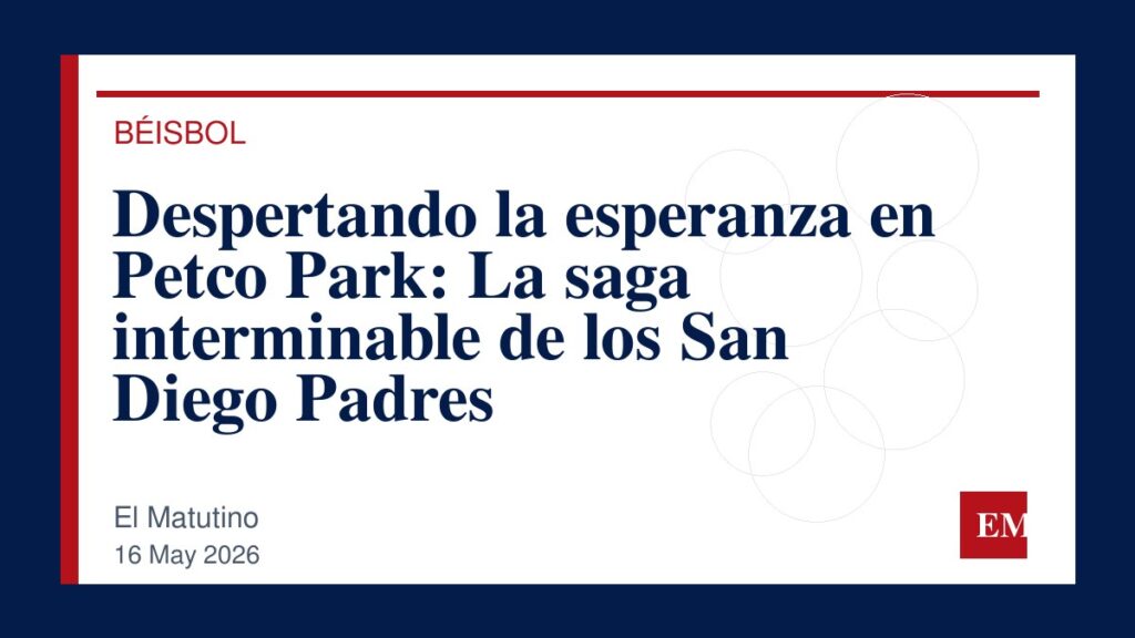 Imagen editorial de El Matutino para Despertando la esperanza en Petco Park: La saga interminable de los San Diego Padres