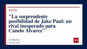 Imagen editorial de El Matutino para “La sorprendente posibilidad de Jake Paul: un rival inesperado para Canelo Alvarez”