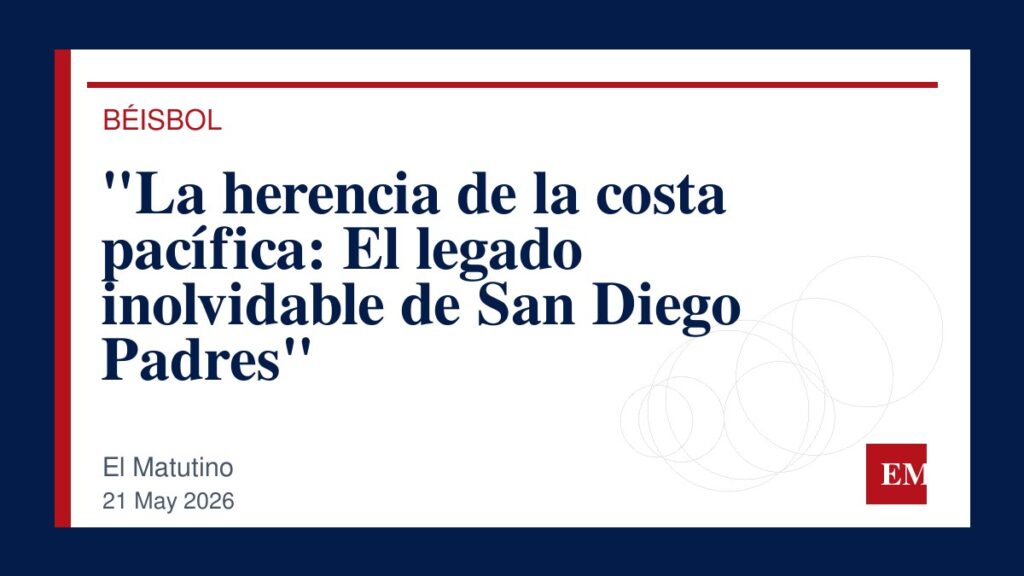 Imagen editorial de El Matutino para “La herencia de la costa pacífica: El legado inolvidable de San Diego Padres”