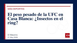 Imagen editorial de El Matutino para El peso pesado de la UFC en Casa Blanca: ¿Insectos en el ring?