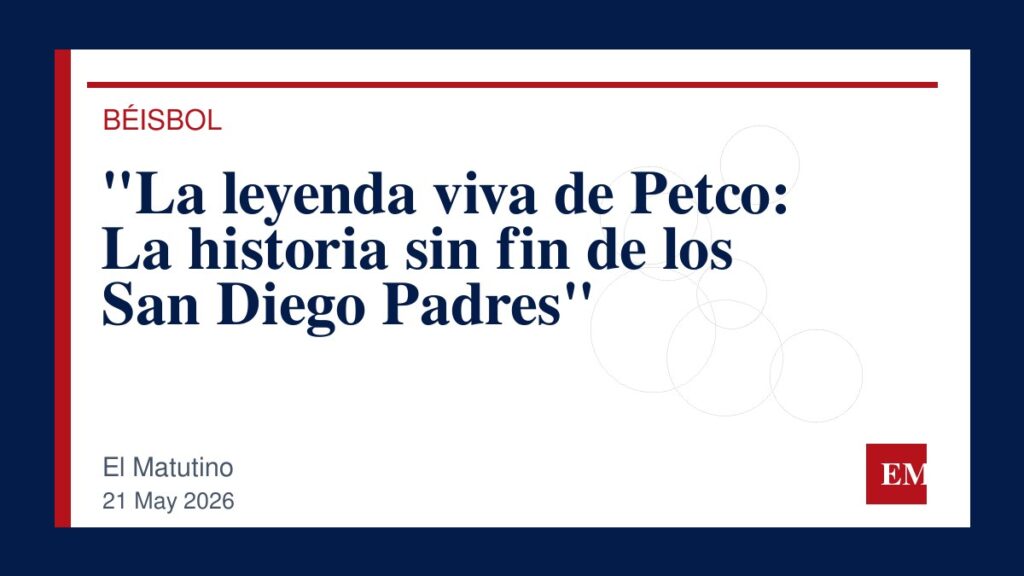 Imagen editorial de El Matutino para “La leyenda viva de Petco: La historia sin fin de los San Diego Padres”
