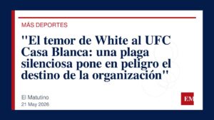 Imagen editorial de El Matutino para “El temor de White al UFC Casa Blanca: una plaga silenciosa pone en peligro el destino de la organización”