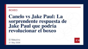 Imagen editorial de El Matutino para Canelo vs Jake Paul: La sorprendente respuesta de Jake Paul que podría revolucionar el boxeo