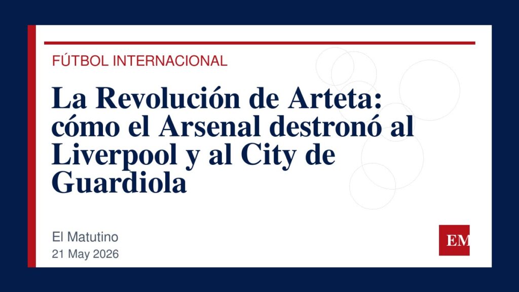 Imagen editorial de El Matutino para La Revolución de Arteta: cómo el Arsenal destronó al Liverpool y al City de Guardiola