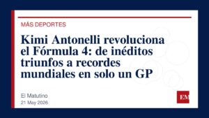 Imagen editorial de El Matutino para Kimi Antonelli revoluciona el Fórmula 4: de inéditos triunfos a recordes mundiales en solo un GP