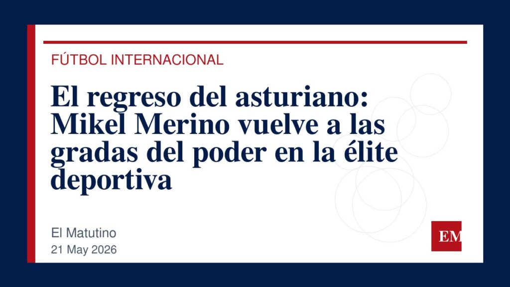 Imagen editorial de El Matutino para El regreso del asturiano: Mikel Merino vuelve a las gradas del poder en la élite deportiva