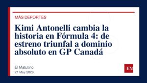 Imagen editorial de El Matutino para Kimi Antonelli cambia la historia en Fórmula 4: de estreno triunfal a dominio absoluto en GP Canadá