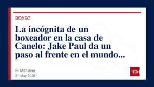 Imagen editorial de El Matutino para La incógnita de un boxeador en la casa de Canelo: Jake Paul da un paso al frente en el mundo del boxeo