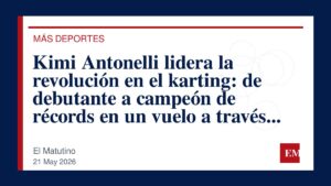 Imagen editorial de El Matutino para Kimi Antonelli lidera la revolución en el karting: de debutante a campeón de récords en un vuelo a través del…