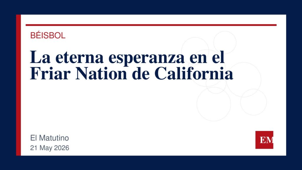 Imagen editorial de El Matutino para La eterna esperanza en el Friar Nation de California