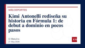 Imagen editorial de El Matutino para Kimi Antonelli rediseña su historia en Fórmula 1: de debut a dominio en pocos pasos