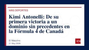 Imagen editorial de El Matutino para Kimi Antonelli: De su primera victoria a un dominio sin precedentes en la Fórmula 4 de Canadá