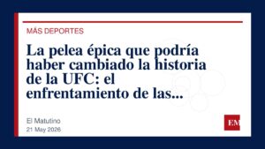 Imagen editorial de El Matutino para La pelea épica que podría haber cambiado la historia de la UFC: el enfrentamiento de las leyendas Rousey y…
