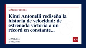 Imagen editorial de El Matutino para Kimi Antonelli rediseña la historia de velocidad: de estrenada victoria a un récord en constante crecimiento