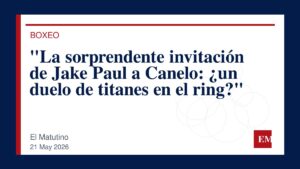 Imagen editorial de El Matutino para “La sorprendente invitación de Jake Paul a Canelo: ¿un duelo de titanes en el ring?”