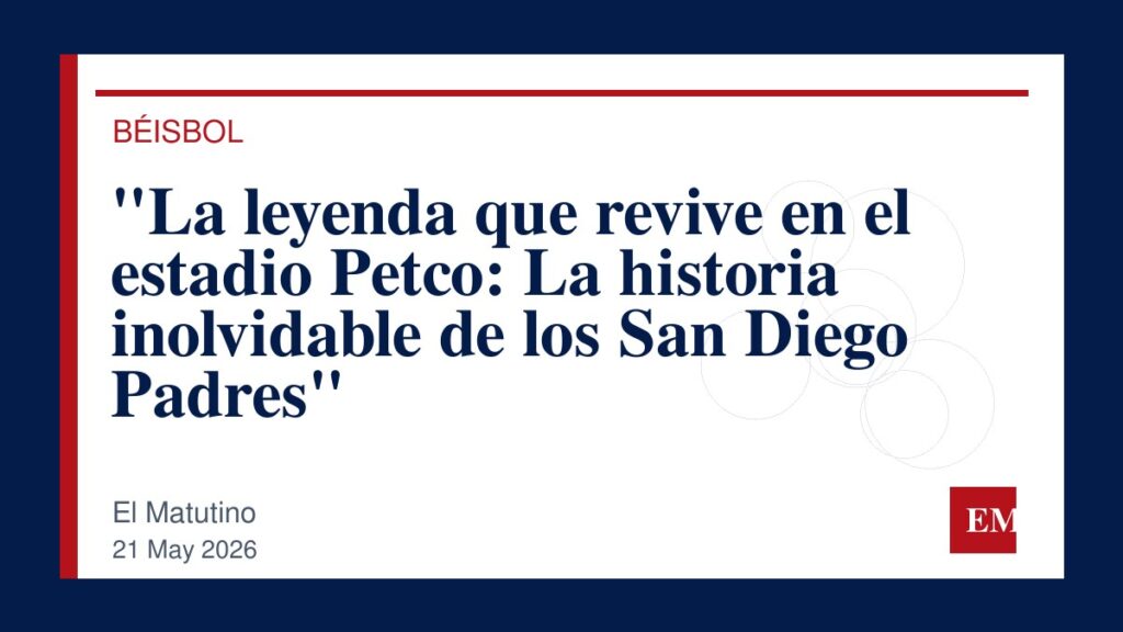 Imagen editorial de El Matutino para “La leyenda que revive en el estadio Petco: La historia inolvidable de los San Diego Padres”