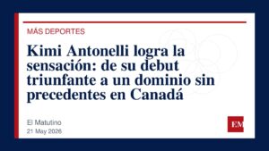 Imagen editorial de El Matutino para Kimi Antonelli logra la sensación: de su debut triunfante a un dominio sin precedentes en Canadá