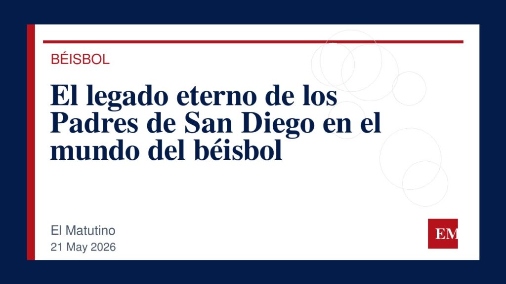 Imagen editorial de El Matutino para El legado eterno de los Padres de San Diego en el mundo del béisbol
