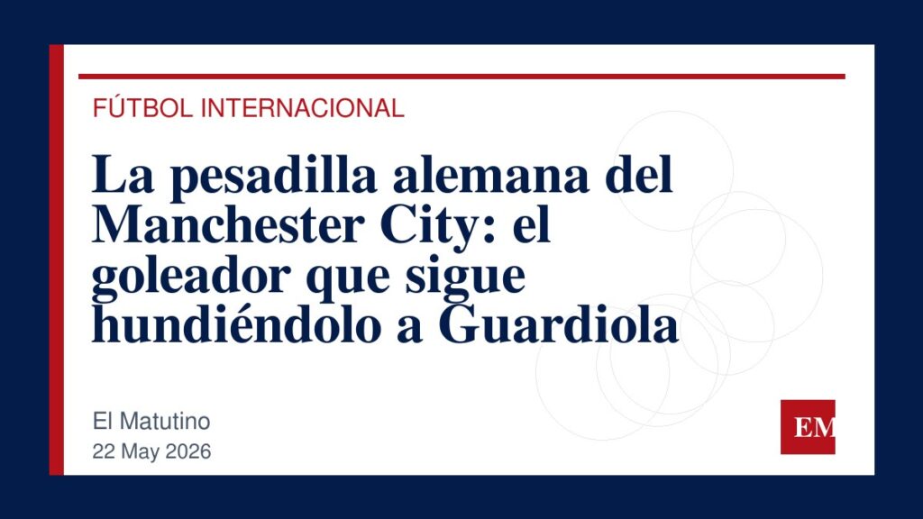 Imagen editorial de El Matutino para La pesadilla alemana del Manchester City: el goleador que sigue hundiéndolo a Guardiola