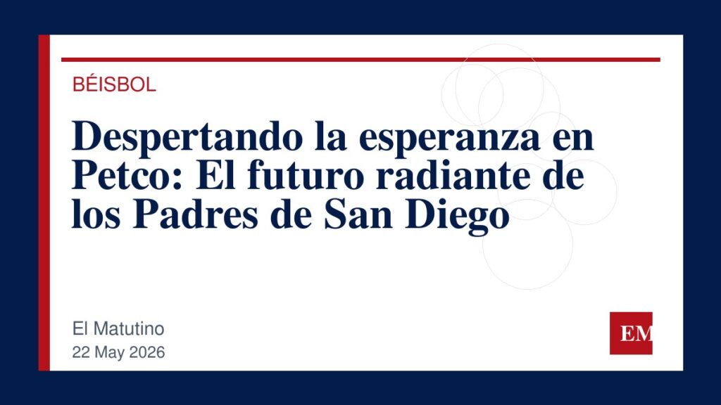 Imagen editorial de El Matutino para Despertando la esperanza en Petco: El futuro radiante de los Padres de San Diego