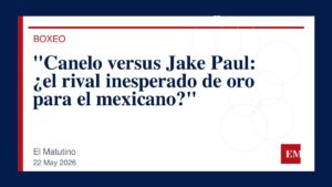 Imagen editorial de El Matutino para “Canelo versus Jake Paul: ¿el rival inesperado de oro para el mexicano?”
