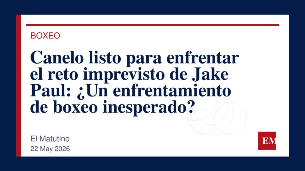 Imagen editorial de El Matutino para Canelo listo para enfrentar el reto imprevisto de Jake Paul: ¿Un enfrentamiento de boxeo inesperado?