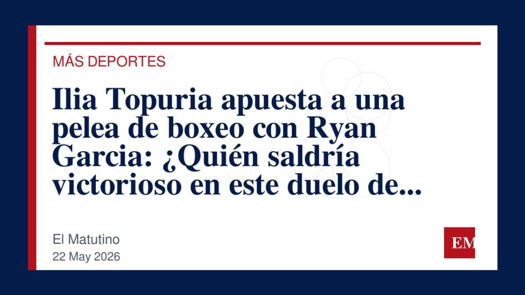 Imagen editorial de El Matutino para Ilia Topuria apuesta a una pelea de boxeo con Ryan Garcia: ¿Quién saldría victorioso en este duelo de pesos…