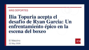 Imagen editorial de El Matutino para Ilia Topuria acepta el desafío de Ryan Garcia: Un enfrentamiento épico en la escena del boxeo