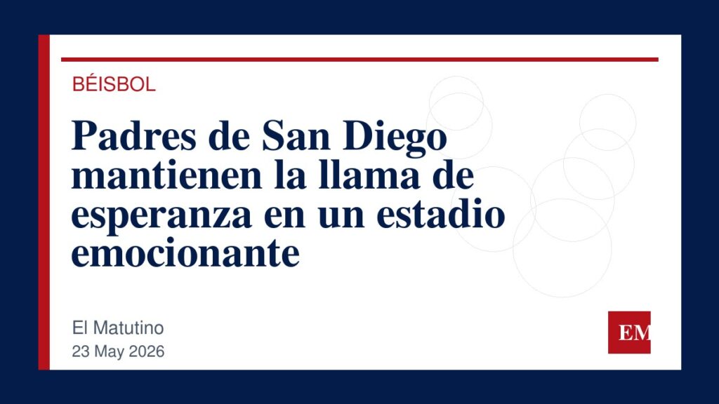 Imagen editorial de El Matutino para Padres de San Diego mantienen la llama de esperanza en un estadio emocionante