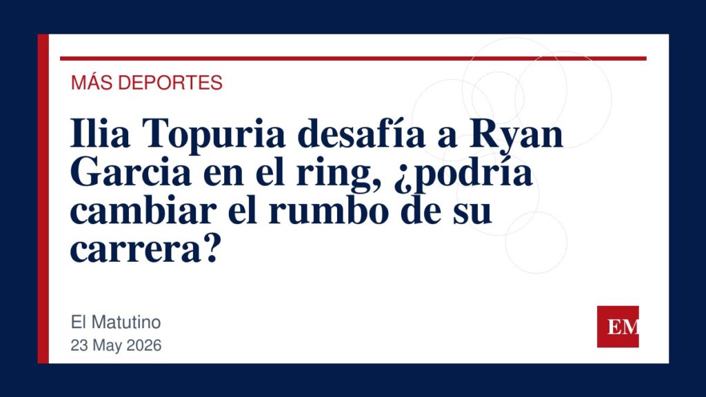 Imagen editorial de El Matutino para Ilia Topuria desafía a Ryan Garcia en el ring, ¿podría cambiar el rumbo de su carrera?