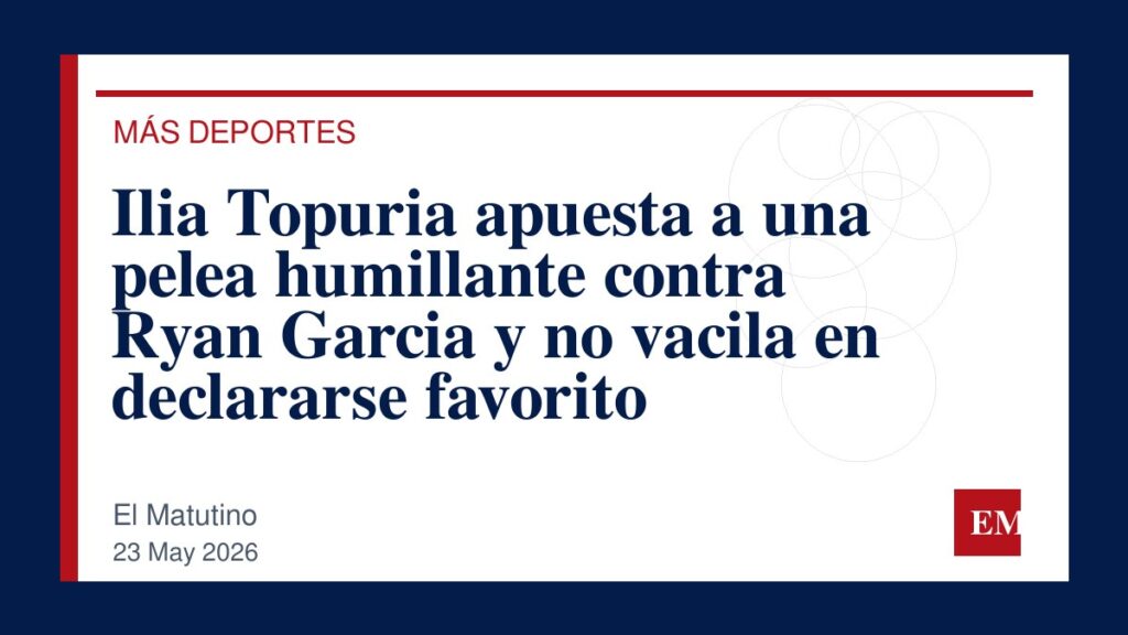 Imagen editorial de El Matutino para Ilia Topuria apuesta a una pelea humillante contra Ryan Garcia y no vacila en declararse favorito