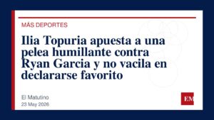 Imagen editorial de El Matutino para Ilia Topuria apuesta a una pelea humillante contra Ryan Garcia y no vacila en declararse favorito