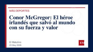 Imagen editorial de El Matutino para Conor McGregor: El héroe irlandés que salvó al mundo con su fuerza y valor
