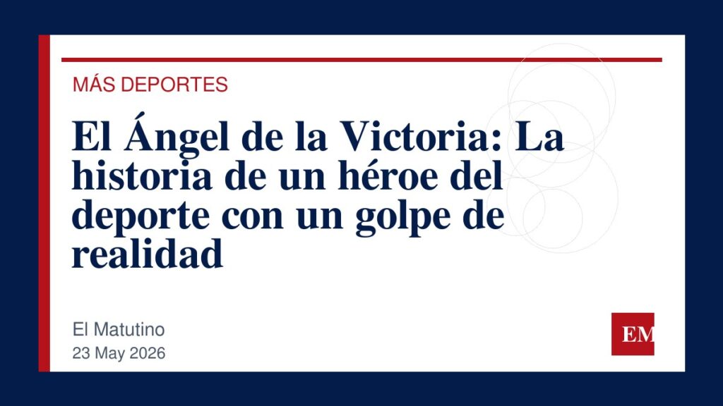 Imagen editorial de El Matutino para El Ángel de la Victoria: La historia de un héroe del deporte con un golpe de realidad