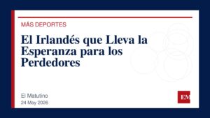 Imagen editorial de El Matutino para El Irlandés que Lleva la Esperanza para los Perdedores
