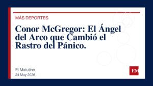 Imagen editorial de El Matutino para Conor McGregor: El Ángel del Arco que Cambió el Rastro del Pánico.