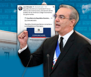 Abinader tras Ortega decir no habrá elecciones en Nicaragua: “RD mantendrá su defensa de la democracia”