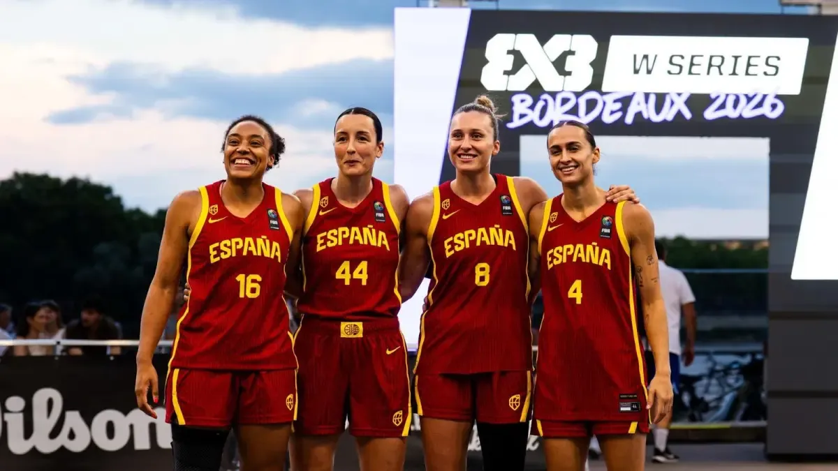 España conquista el oro en las Series Mundiales femeninas de 3x3 en Burdeos