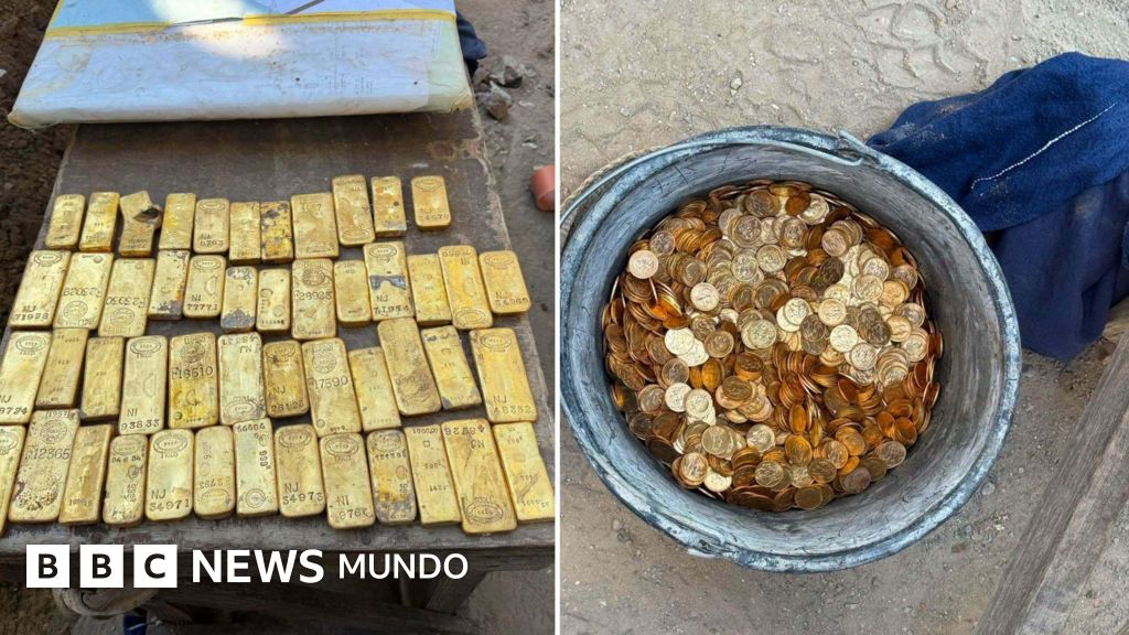 Obreros hallan un tesoro de US$10 millones en oro oculto en las paredes de una casa en Bélgica