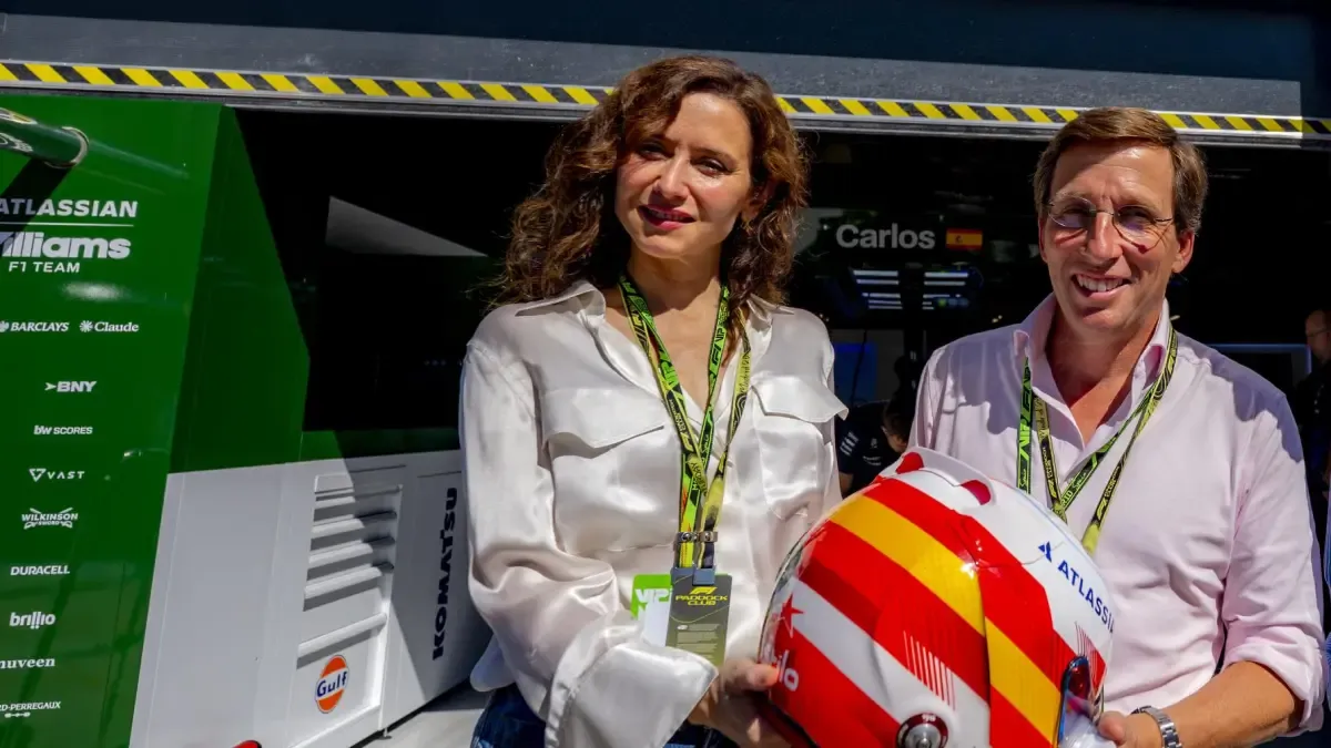 Díaz-Ayuso arremete contra Sánchez y TVE por el GP de España: "La cobertura avergüenza y sirve al Gobierno