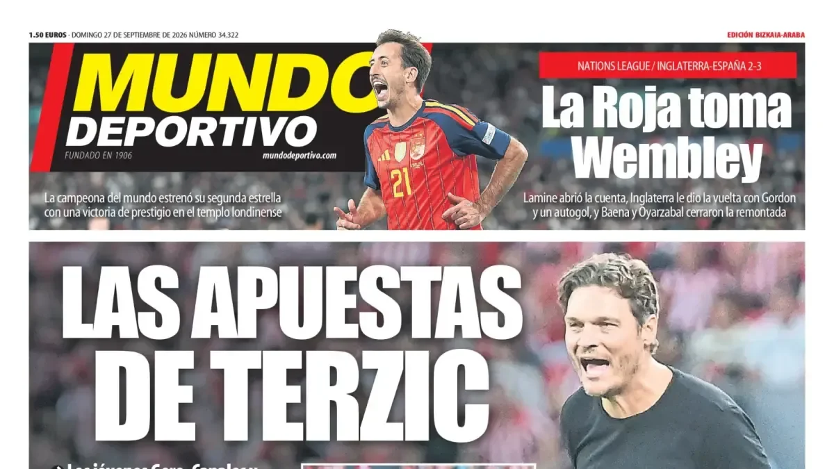Mundo Deportivo Bizkaia-Araba sorprende con su portada de hoy