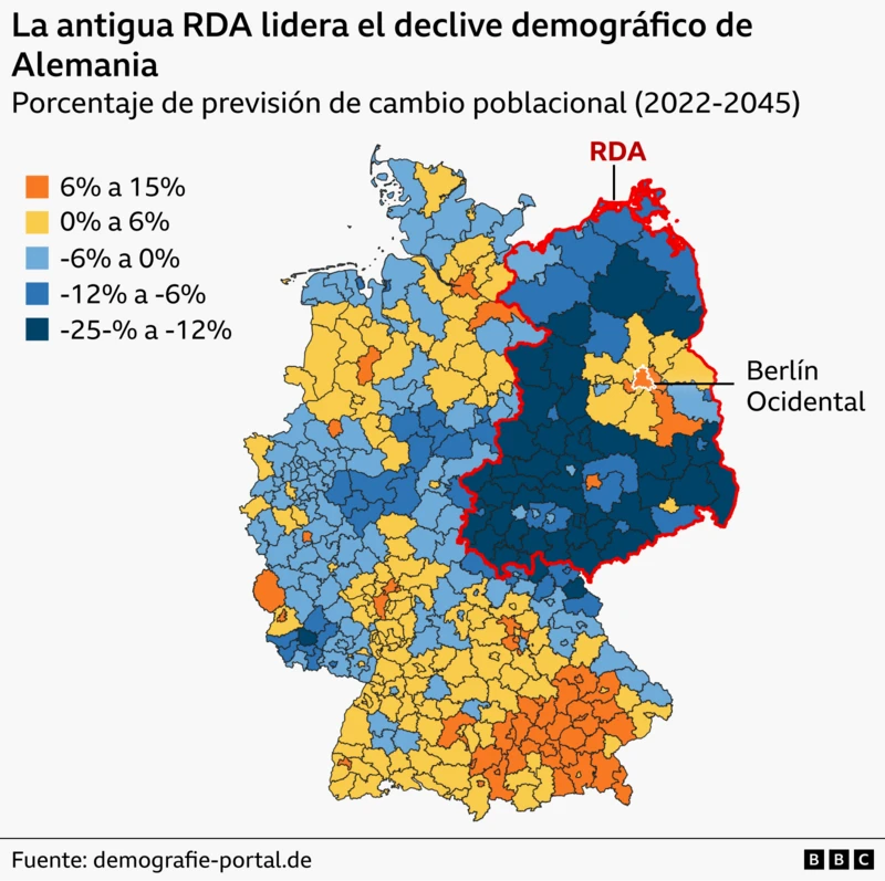 El despoblamiento del este alemán impulsa el ascenso ultra en Sajonia-Anhalt