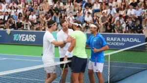 4-3. El Team Nadal se lleva el Rafa Nadal Slam Academy en una tarde de nostalgia