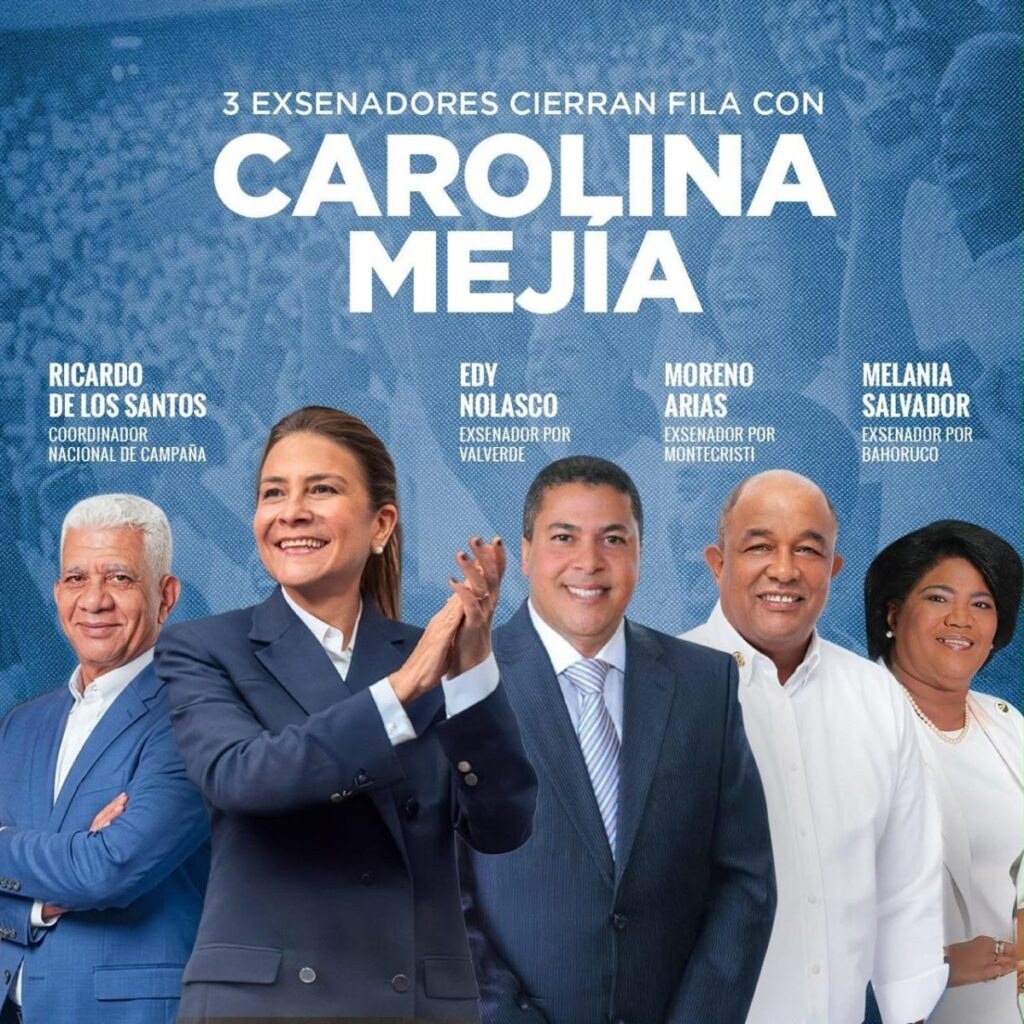 Ricardo De los Santos fortalece candidatura de Carolina e integra exsenadores